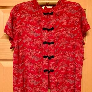 Asian inspired blouse